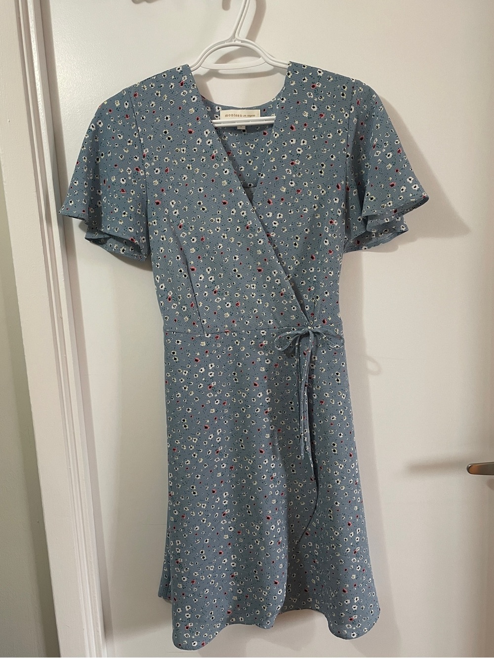 3/$20 Monteau Ditsy Floral Wrap Style Dress